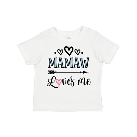 

Inktastic Mamaw Loves Me Grandchild Gift Toddler Toddler Girl T-Shirt