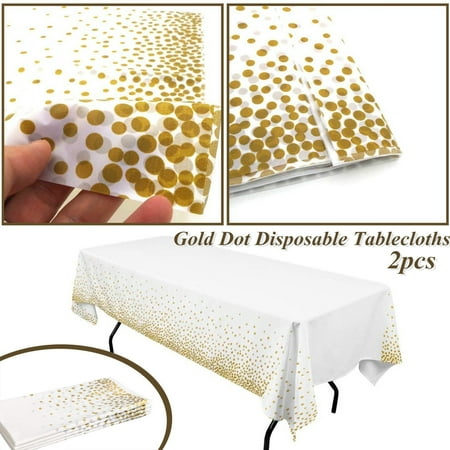 

BBQ Tools Cover Dot Tablecloths Tablecloths Gold Disposable Dot Table Kitchenï¼Dining & Bar