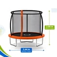 thumbnail image 3 of Trampolin Brincolin 08 Pies 2,44 m Con Red de Seguridad y Estructura de Acero, 3 of 12