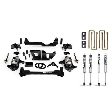 Cognito 01-13 Chevy/GMC Silv/Sierra 2500/3500 HD 2WD/4WD 4in Std Lift Kit w/ Fox PS 2.0 IFP Shocks