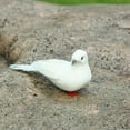 thumbnail image 3 of 2 Piezas Pájaros Artificiales Estatuilla Modelo Jardín Estanque Decoración Estatua Chuchería, 3 of 9