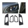 thumbnail image 2 of 4 piezas de fibra de carbono para manija de puerta interior, panel de cuenco, molduras interiores / 2015-2020, 2 of 5