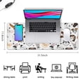 thumbnail image 5 of Long Mouse Pads for Desk,Dachshund Dog Boston Terrier Dog Desk Mats on Top Of Desks, Desk Mouse Pad Extra Large with 3mm Non-Slip Base and Stitched Edge for Gaming,Office,Work,Home 31.5"x11.8", 5 of 6