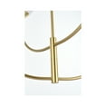 thumbnail image 5 of Living District Nyomi 42" 4-Light Metal/Glass Chandelier in Brass/White, 5 of 8