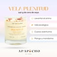thumbnail image 5 of Velas Aromáticas Fuwu Mandarina Mango con Cuarzos Naturales y Hierbas de Olor, 5 of 5