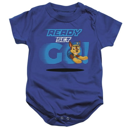 

Paw Patrol Ready Set Go! Chase Unisex Infant Snap Suit for Baby