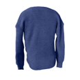 thumbnail image 6 of Women's Casual Knit Sweater Long Sleeve Solid Color V-Neck Criss Cross Shirts Fall Winter Stretchy Comfy Business Work Tops, 6 of 6