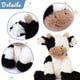 thumbnail image 5 of Hopearl Adorable Vaca De Peluche De Juguete Disquete Ganado Lechero Suave Animal De Peluche Lindo Cumpleaños para Niños Niñas Niños Pequeños 9, 5 of 7