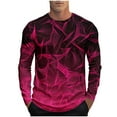 thumbnail image 2 of Aobny Teacher Tshirts Pink Workout Cotton Long Sleeve Shirts Graphic Pullover Big & Tall Crew Neck Tops,XXXXL, 2 of 5
