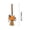 D, variant on Natural Straw Mini Witch Brooms, 20Pcs Halloween Pumpkin Bat Skull Mini Ornaments, Miniature Brooms Ornaments for Halloween Party Decor Doll Accessories DIY Crafts
