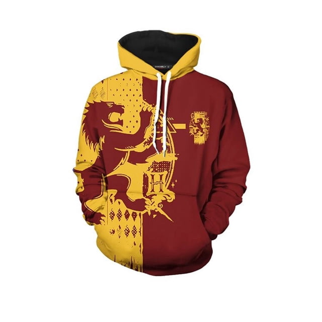 Sudadera con capucha de Harry Potter, disfraz de Anime de Gryffindor, Slytherin, Hufflepuff, Ravenclaw, novedad, Otoño e Invierno