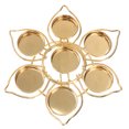 thumbnail image 3 of 1 candelabro de aleación para decoración del hogar, elegante candelabro dorado., 3 of 6