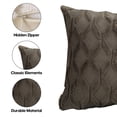 thumbnail image 4 of Juego de 2 fundas de almohada decorativas de felpa suave con forma de abrazo de 20 x 20 ", funda de cojín cuadrada, 4 of 5