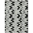 thumbnail image 2 of Addison Rugs Chantille Indoor/Outdoor Transitional Waves Black Washable Rectangle Rug, 10' x 14', 2 of 6