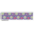 thumbnail image 3 of Colorful Fabric by the Yard, Continuous Pattern Apples and Ornamental Motifs Illustration Art, Decorative Upholstery Fabric for Chairs & Home Accents, Dark Ceil Blue Multicolor by Ambesonne, 3 of 5