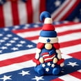 thumbnail image 6 of 4th of July Patriotic Mini Gnomes Figurines Small Gnomes Figures Statue Tabletop Decoration 250th Anniversary Memorial Day Gifts Home Decor Office Desk Ornament,1pcs, 6 of 6
