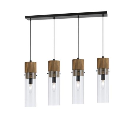 

60 Watts 4 Light Spheroid Island Fixture