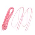 thumbnail image 1 of 5 Pares Cordones De Cadena De Zapatillas De Porte Atl?tico Para Monopat?n Para Andar Al Aire Libre Rosado 110 x 0.6cm/43" x 0.24" Unique Bargains Cordones, 1 of 3
