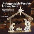 thumbnail image 5 of SPECSTAR 5FT Lighted Nativity Scene Outdoor, Christmas Nativity Set for Yard, Lawn, Garden, Party, 5 of 7