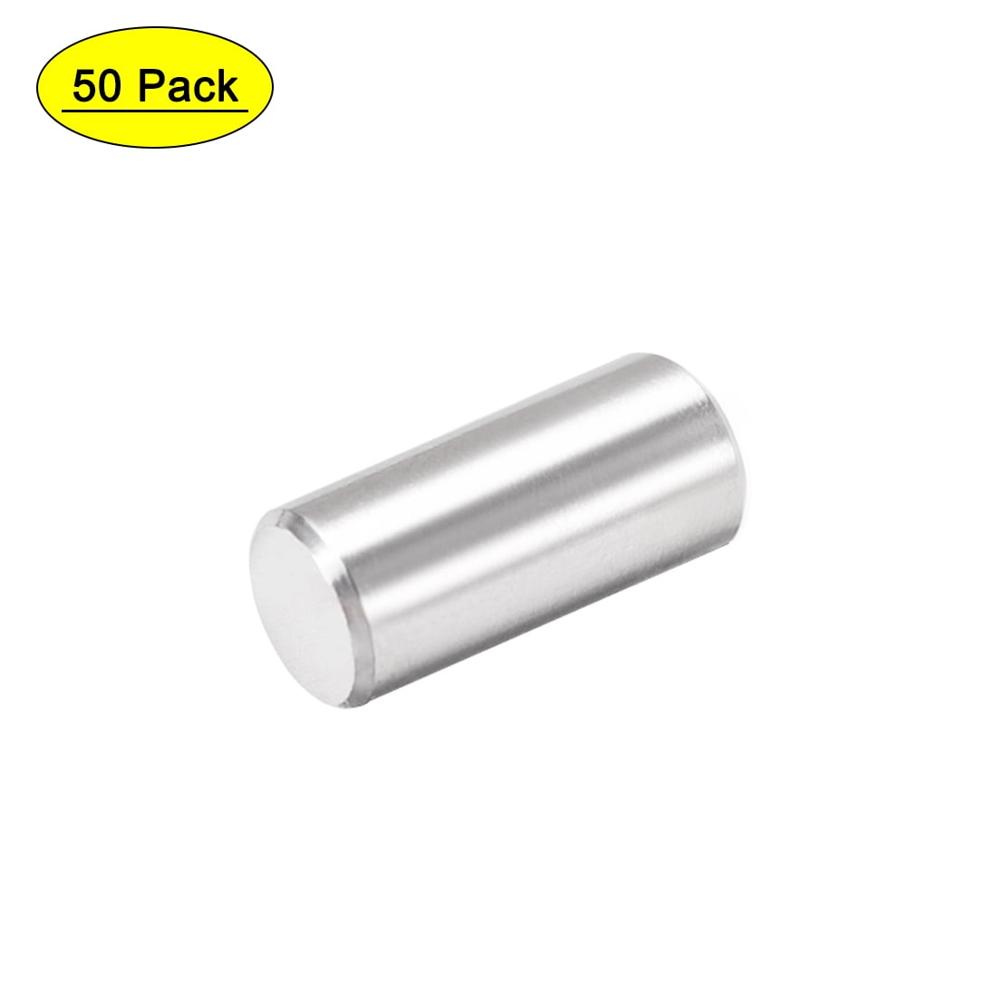 18-8 Stainless Steel Metric Dowel Pins M2.5 Dia x 6 mm Length 100 Pieces 