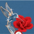thumbnail image 4 of Glass Baron Rose, Red With Hummingbird Of Love, 4 of 7