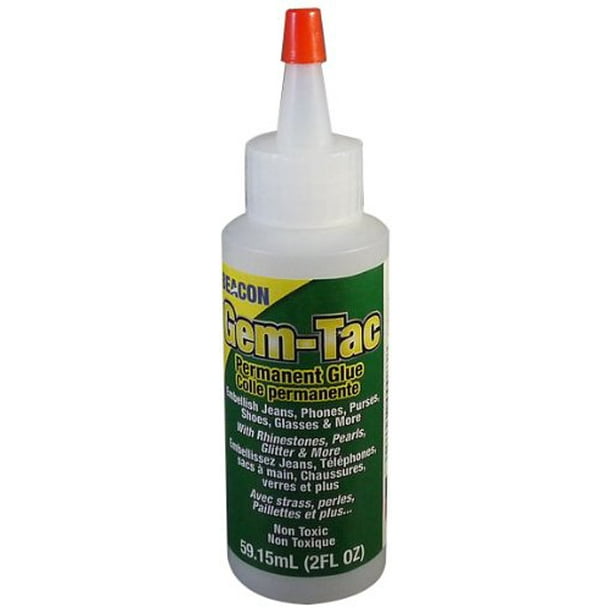 Beacon Adhesives Gem Tac Permanent Adhesive, 2Ounce