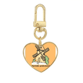 thumbnail image 1 of Feliz cumpleaños en Holanda Llavero de metal en forma de corazón dorado, 1 of 3