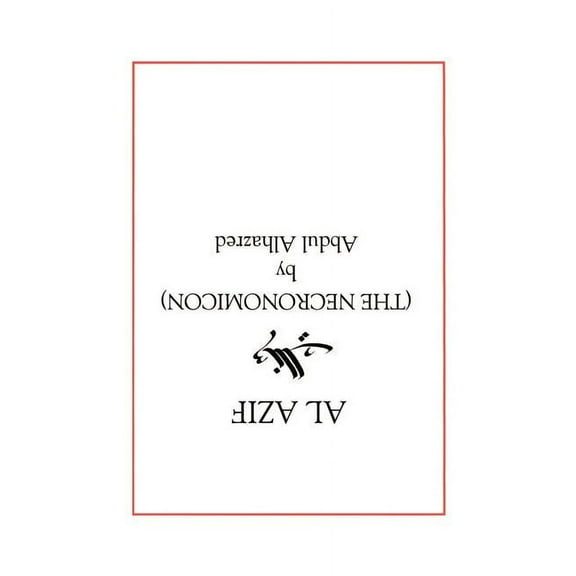 Al Azif: The Necronomicon, (Paperback)