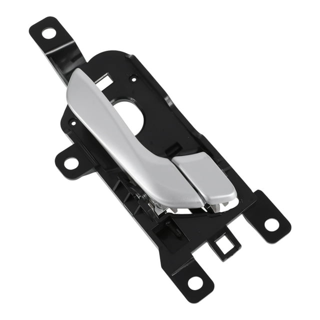 Mango de puerta interior del lado del pasajero trasero derecho para Hyundai Santa Fe 2013-2018, mango de puerta interior No.836202W000, tono negro plateado, 1 Pc