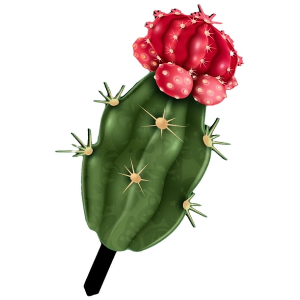 Decoración de hongos para exteriores, saguaro, suculentas, estacas de jardín, adorno acrílico