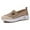 Coffee, variant on Women's Woven Breathable Soft Sole Shoes - Non-Slip Walking Slip on Diabetic Foam Shoes, Lightweight Comfort Platform Mesh Slip in Sneakers Arch Support