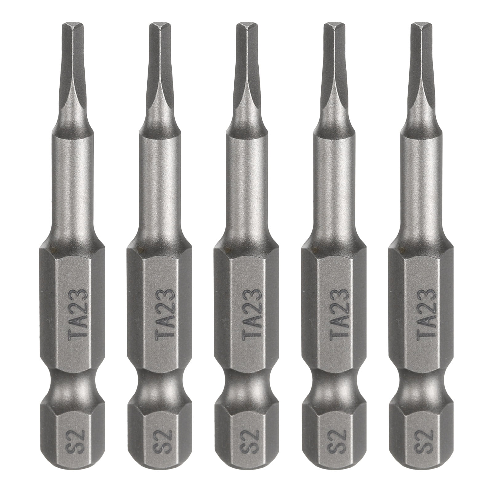 Uxcell 5pcs Magnetic Triangle Screwdriver Bit TA23 1/4