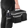 thumbnail image 2 of 13L Bicycle Rear Seat Trunk Bag with Cup Holder Large Capacity Rear Panniers Bag Reflective Rear Saddle Bag MTB Road Bike Bag Bicycle Storage Bag Hand Bag Bike Accessories, 2 of 7