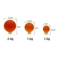 thumbnail image 5 of PASILI 9Pcs Eva Floats Ball Trout Casting Fishing Float Beads Air-Lock Strike Indicator, 5 of 9