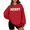 Red_A, variant on DEXIO Christmas Vibes Oversize Sweatshirt for Women Merry Tee Xmas Long Sleeve Tops Winter Holiday Pullover