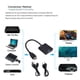 thumbnail image 4 of Cable de alimentación de audio compatible con HDMI a VGA convertidor macho hembra con + negro, 4 of 6