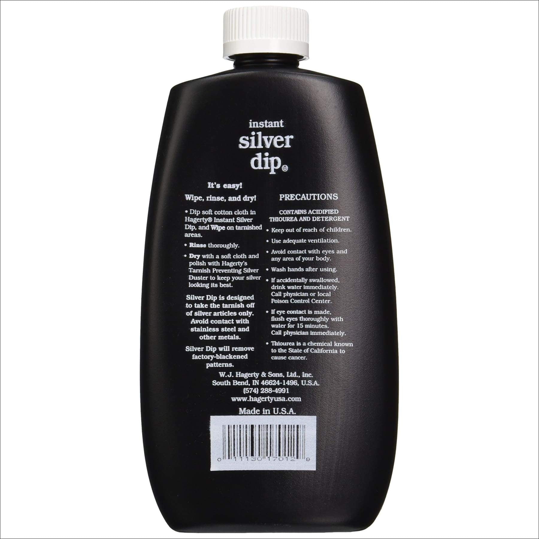 Hagerty 17245 Flatware Silver Dip, 16.9 fl.Oz, Black