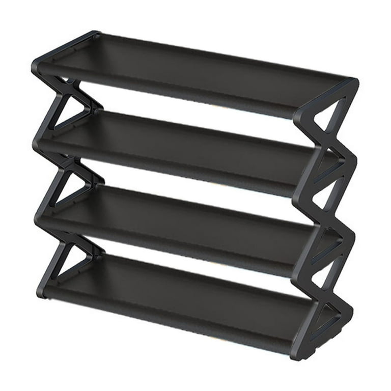 Amazon Narrow And Tall Shoe Rack Buy Yusong 4-Tier Narrow Shoe