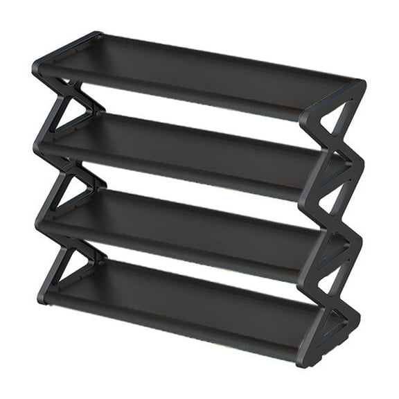 Shoe Rack Organizer,Shoe Rack for Closet Door,Shoe Organizers and Storage Shelves for Entryway,Household X-type Shoe Rack Multifunctional Double Steel Tube Assembly Shoe Cabinet Dormitory Shelf
