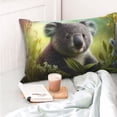 thumbnail image 4 of Balery Daisy Koala Funda de Cojín Estampada, Regalos para Mujeres, Regalos de Amor para Ella, Regalos para Novia o Esposa, Funda de Almohada-20"x30", 4 of 6