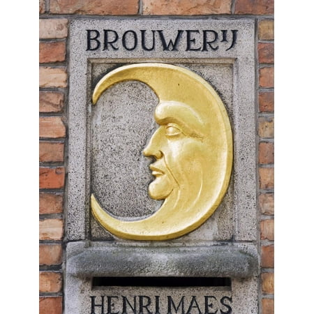 Henri Maes Belgian Beer, Brewery, Old Town, UNESCO World Heritage Site, Bruges, Belgium Print Wall Art By Christian