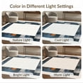 thumbnail image 7 of ODIKA 2'x3' Ultra-Soft Accent Mat, Abstract Geometric Mosaic With Bold Color Block Border Accents None Washable, Bare feet friendly, Easy Care Indoor rug for Bedside, Footrest, 7 of 7