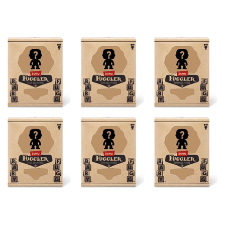 Pack of 6 Zuru Fuggler Baby Fugg 3.5 Inch Plush Toy Mystery Random Assortment