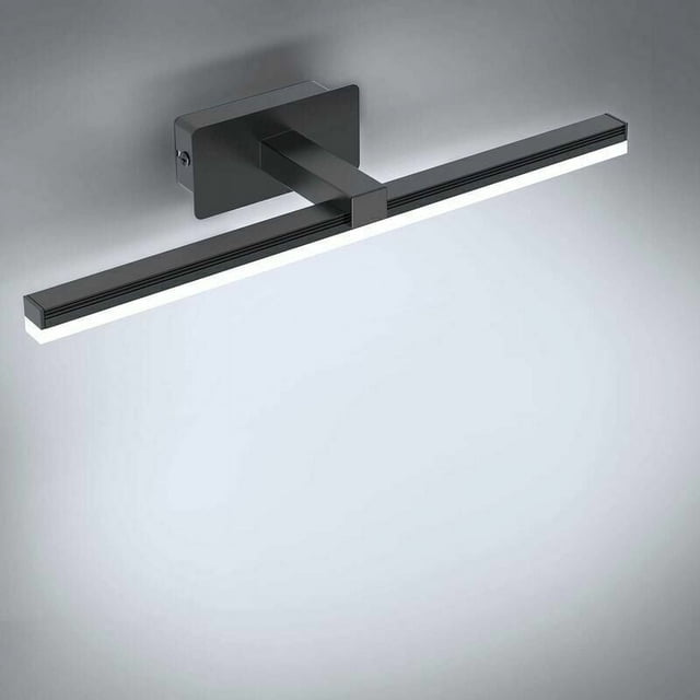 Luces LED para tocador, luminaria de baño moderna de bajo consumo con función no regulable, aluminio y acrílico esmerilado para mayor durabilidad, fácil instalación, amplia aplicación para dormitorio