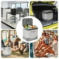 thumbnail image 5 of 12 Volt Car Refrigerator, 35QT(33L) Portable RV Car Fridge, 0°C~50°C, 12V DC & 110 AC, Dark Gray, 5 of 9