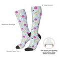 thumbnail image 4 of Honeii Happy Easter Print Long Socks,Novelty Design Socks Gift for Men and Women,Crew Socks,Calf Socks, 4 of 6