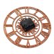 thumbnail image 2 of Relojes de pared de metal grandes con números romanos, soporte natural, campana, silencioso, sin tictac, para sala de estar, jardín, dormitorio, cocina, oficina, salón, decoración del hotel, regalo, 2 of 5