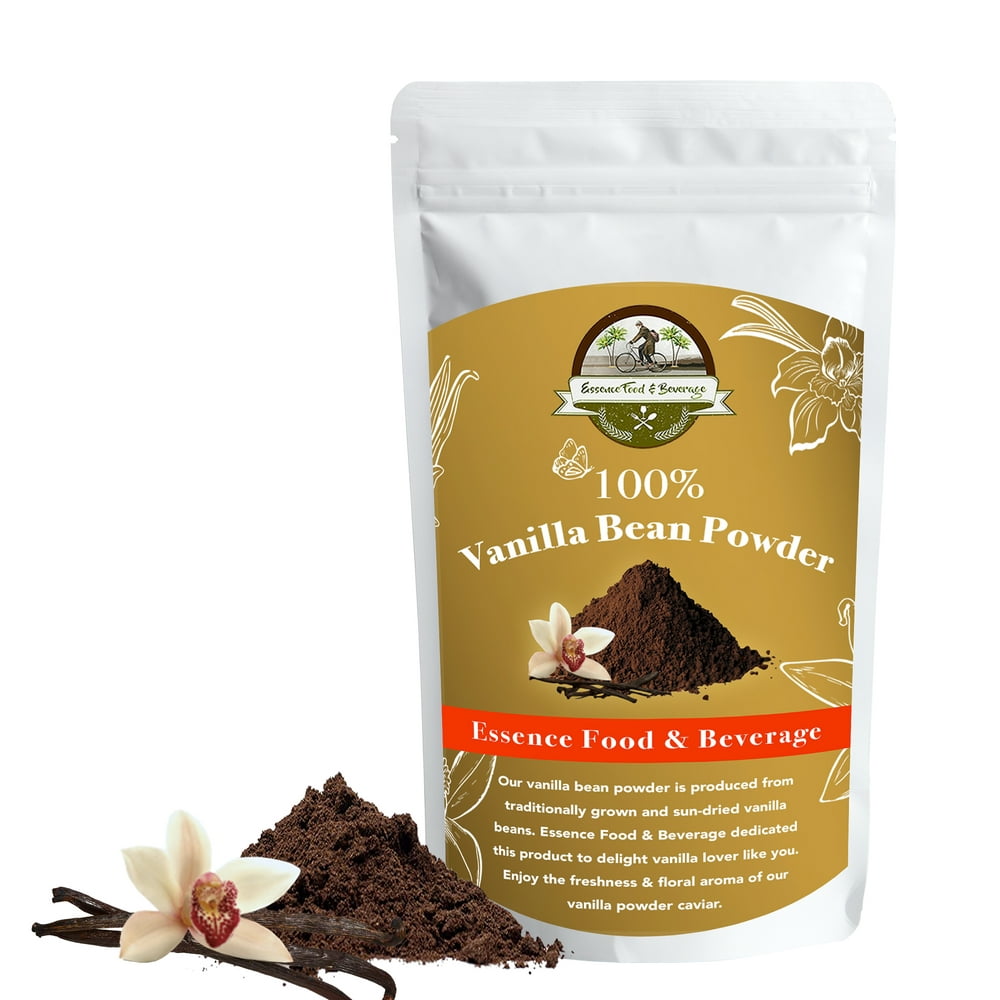 Essence Food & Beverage Vanilla Bean Powder (2.5Oz) Pure Tahitian