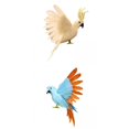 thumbnail image 1 of 2 uds estatua simuda adorno de pájaro sanía pájaros artificiales loro emplumado estatuil paisaje césped porche Patio jardín decoración + Baoblaze Estatua de loro, 1 of 8