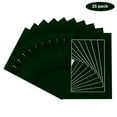 thumbnail image 2 of Treeline Suede Acid Free 8.5x11 Picture Frame Mats with White Core Bevel Cut for 5.5x8.5 Pictures -, 2 of 4